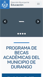 Mobile Screenshot of educacion.municipiodurango.gob.mx
